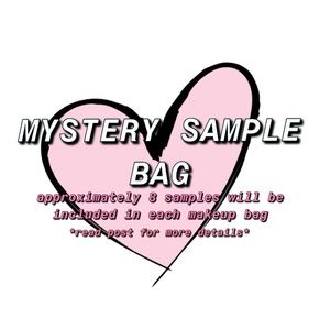MYSTERY MAKEUP BAG FILLED W/ MYSTERY SAMPLES